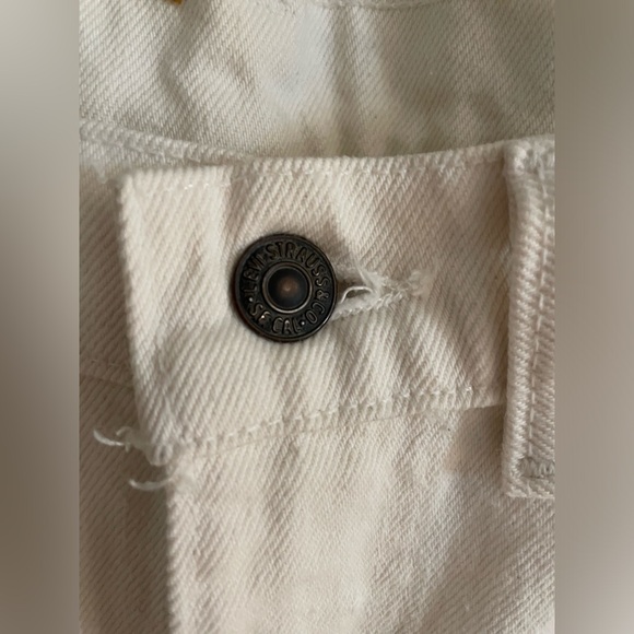 Vintage Levi’s 531 White Denim - Picture 6 of 6